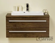 Szafki łazienkowe - Gante Szafka wisząca z umywalką 80/39/2 FKS seria FOKUS AD FKS-AD-U80/39/2 + 600C - miniaturka - grafika 1