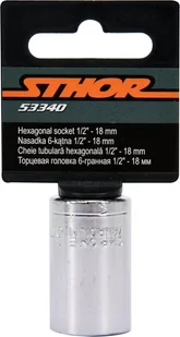 Sthor NASADKA 6-KĄTNA 1/2 18MM 53340 - Klucze i nasadki - miniaturka - grafika 2