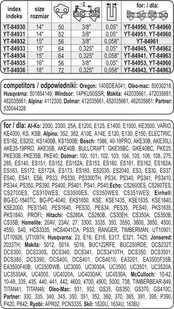 YATO prowadnica łańcucha do pilarek 14"" 3/8"" 0,05"" 52 P YT-84931 YT-84931 - Piły ręczne YATO prowadnica łańcucha do pilarek 14"" 3/8"" 0,05"" 52 P YT-84931 YT-84931 - Piły ręczne - miniaturka - grafika 4