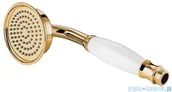 Słuchawki prysznicowe - Omnires Armance-R rączka prysznicowa 1-funkcyjna złota ARMANCE-RGL - miniaturka - grafika 1