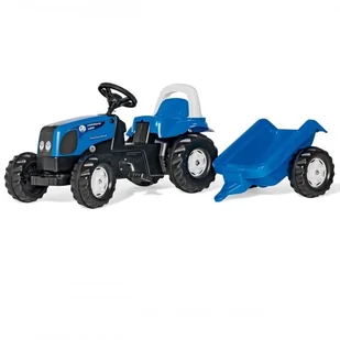 Rolly Toys Traktor Rolly Kid Landini, niebieski z przyczepką - Jeździki dla dzieci - miniaturka - grafika 3