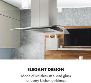 Klarstein Colette 90 Inox (CGCH5-Colette) - Okapy kuchenne - miniaturka - grafika 8