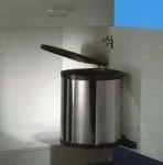 Kosze na śmieci - Wesco 010214 42 pojemnik na odpady, metalowy, 36.9 x 29.8 cm 010214-42 - miniaturka - grafika 1