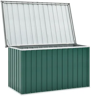 vidaXL Skrzynia ogrodowa do przechowywania, zielona, 149x99x93 cm vidaXL - Skrzynie ogrodowe - miniaturka - grafika 6