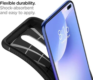 Spigen Etui Rugged Armor Xiaomi Pocophone X2 czarne 8809685625605 - Etui i futerały do telefonów - miniaturka - grafika 3