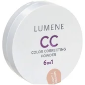 Pudry do twarzy - Lumene FINLAND CC Color Corecting Powder Puder matujący 6 w 1 Medium / Deep 10 G - miniaturka - grafika 1