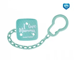 Canpol babies Canpol Łańcuszek do smoczka I Love Mummy : Kolor - Szary 2/434 - Akcesoria do smoczków - miniaturka - grafika 4