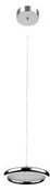 Lampy sufitowe - Krislamp Ferro KR 413-1L lampa wisząca zwis 1x8W LED chrom - miniaturka - grafika 1