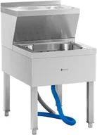 Inne urządzenia gastronomiczne - Royal Catering Zlew porządkowy wysokość 88 cm RCMS-01 - miniaturka - grafika 1