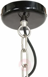 Milstone - industrialna lampa wisząca, czarna - Lampy sufitowe - miniaturka - grafika 4