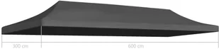 vidaXL Dach namiotu imprezowego, 3 x 6 m, antracytowy - Pawilony ogrodowe - miniaturka - grafika 6