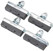 Hamulce rowerowe - XLC klocków hamulcowych uniwersalny BS-C04 zestaw -częściowy 40 MM, czarny, 2500380900 2500380900_schwarz - miniaturka - grafika 1