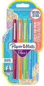 Przybory szkolne - Papermate Papermate Flair 4-Blister M różne kolory 2028646 - miniaturka - grafika 1