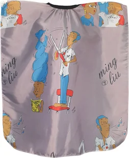 Gepard Peleryna Dziecięca Dzieci Fryzjerska Fartuch 120 cm PEL-79-DOG-BLUE - Peleryny fryzjerskie - miniaturka - grafika 2