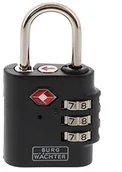 Kłódki - Burg Wächter zasłona z zamkiem szyfrowym TSA 77, 30 MM, 1 sztuka, TSA SB 77/30 SB - miniaturka - grafika 1