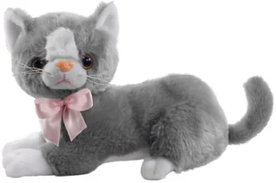 Beppe Szary kot Flico z kokardą W1BEPM0U1047355 - Maskotki i pluszaki - miniaturka - grafika 2