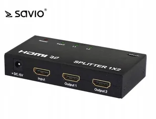 SAVIO Splitter SAVIO cl-42 (HDMI; 2x HDMI) cl-42 - Rozgałęźniki i multiswitche do TV-SAT - miniaturka - grafika 5