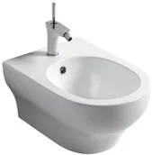 Bidety - Olympia Ceramica Clear Bidet wiszący 50x36 cm biała CLE220101 - miniaturka - grafika 1
