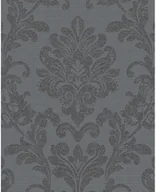 Tapety - Polami Tapeta fizelinowa Ornament czarna 53 cm x 10,05 m - miniaturka - grafika 1