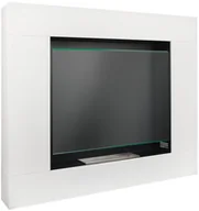 Biokominki - Biokominek wolnostojący z szybą ASNE biały - miniaturka - grafika 1