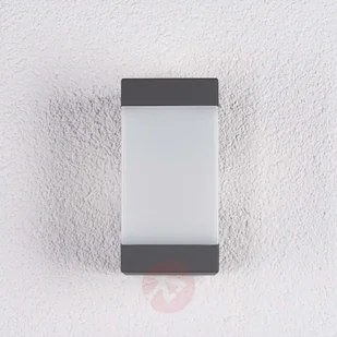 Lampenwelt Efektowna zewnętrzna lampa LED ścienna Kiran - Lampy ogrodowe - miniaturka - grafika 3