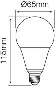 LED Line Żarówka E27 170-250V 13W 1300lm 4000K A65 DIM biała dzienna 470263 - Żarówki LED - miniaturka - grafika 2
