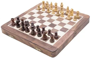GD Szachy drewniane magnetyczne 25x25cm G612 224892 - Gry planszowe - miniaturka - grafika 3
