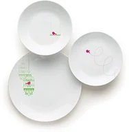 Serwisy obiadowe - Excelsa liberté zastawę stołową, porcelana, biała, 18 części 47297 - miniaturka - grafika 1