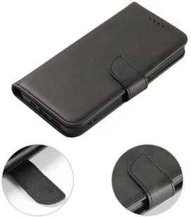 Hurtel Futerał etui portfel z klapką do iPhone 12 Pro / iPhone 12 czarny - Etui i futerały do telefonów Hurtel Futerał etui portfel z klapką do iPhone 12 Pro / iPhone 12 czarny - Etui i futerały do telefonów - miniaturka - grafika 8