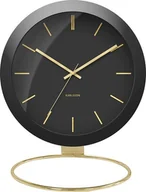 Zegary - Karlsson Zegar stołowy Globe czarny KA5832BK - miniaturka - grafika 1