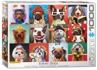 Eurographics Puzzle 1000 Śmieszne psy - - Puzzle Eurographics Puzzle 1000 Śmieszne psy - - Puzzle - miniaturka - grafika 2