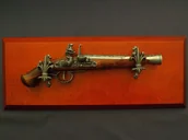 Repliki - broń - Denix SA REPLIKA NA TABLO NIEMIECKI PISTOLET SKAŁKOWY MODEL 1260G+TM+11G 1260G+TM+11G - miniaturka - grafika 1