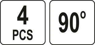 Yato ŚCISKI KĄTOWE SPRĘŻYNOWE KPL 4 SZT - Imadła i ściski - miniaturka - grafika 5