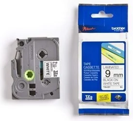 Brother Taśma biała z czarnym nadrukiem TZ221; 9 mm TZE221 - Etykiety do drukarek - miniaturka - grafika 6