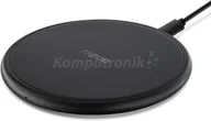 Ładowarki do telefonów - Rapoo Wireless Charger XC100 czarny - miniaturka - grafika 1