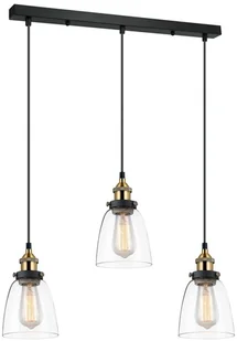Italux Francis lampa wisząca 3-punktowa MDM-2563/3 GD+CL MDM-2563/3 GD+CL - Lampy sufitowe - miniaturka - grafika 3
