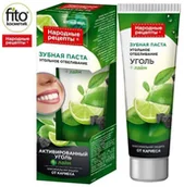 Pasty do zębów - FITOKOSMETIK Pasta do zębów wybielająca na bazie węgla - miniaturka - grafika 1