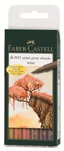Faber Castell Kpl.cienk.PITT ART.TERRA 6kol. FC167106 - Cienkopisy - miniaturka - grafika 2