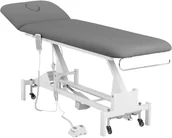 Stoły i łóżka do masażu - Physa Łóżko do masażu 1 silnik 200 kg szaro-białe LILLE GRAY_PH - miniaturka - grafika 1