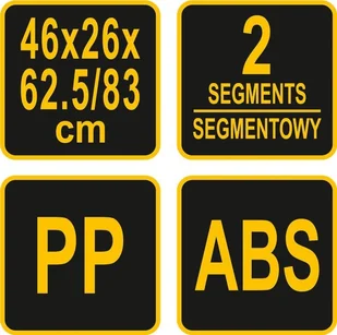 VOREL WÓZEK NARZĘDZIOWY 2 SEGMENTOWY 78731 - Szafy i regały magazynowe - miniaturka - grafika 8