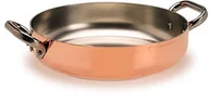 Patelnie - Pentole Agnelli Agnelli patelnia głęboka ALCU110PI24 z miedzi do płyt indukcyjnych z dwoma uchwytami., kolor miedziany, 28 cm ALCU110PI28 - miniaturka - grafika 1