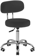 Krzesła i taborety kosmetyczne - ACTIVESHOP Taboret Kosmetyczny Do Pedicure A-007 Czarny 10003_119728 - miniaturka - grafika 1