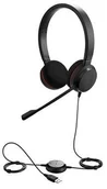 Słuchawki - Jabra EVOLVE 20 MS Stereo USB Headband, Noise cancelling, USB connector, with mute-button and volume control on the cord, with foam ear cushion, Micro 4999-823-109 - miniaturka - grafika 1