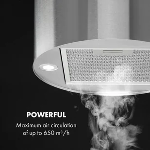 Klarstein Beretta Inox (TK15-Beretta-SS) - Okapy kuchenne - miniaturka - grafika 3