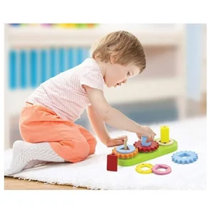 NEW CLASSIC TOYS Koła zębate dla maluszków - Układanki dla dzieci - miniaturka - grafika 3