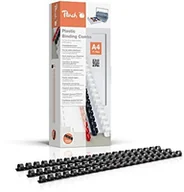 Grzbiety do bindownic - Peach PB410  02 plastik począwszy od ofert dla prestiżowych klientów po raporty roczne DIN A4, 10 MM, 65 arkuszy, 100 sztuk, w kolorze czarnym PB410-02 - miniaturka - grafika 1