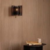 Lampy ścienne - Butterfly Northern Northern perforated kinkiet czarny - miniaturka - grafika 1