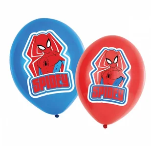 AMSCAN Spider-Man balony z kolorowym nadrukiem 6 szt - Kinder party - miniaturka - grafika 5