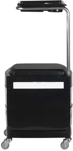 ACTIVESHOP Pomocnik - Taboret Do Pedicure 16 Plus Czarny/Biały 10003_125885 - Krzesła i taborety kosmetyczne - miniaturka - grafika 6