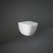 Miski WC - RAK Ceramics One bez kołnierza biała lśniąca EL13AWHA - miniaturka - grafika 1